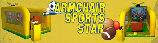 Armchair Sports Star - Play your favourite sports from this moving armchair - Click for more details