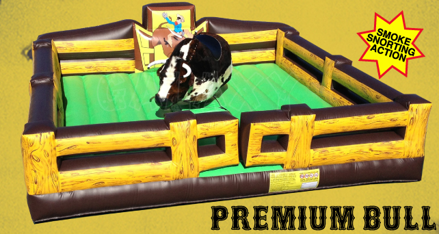 Premium Mechanical Bull from Galaxy with smoke snorting action